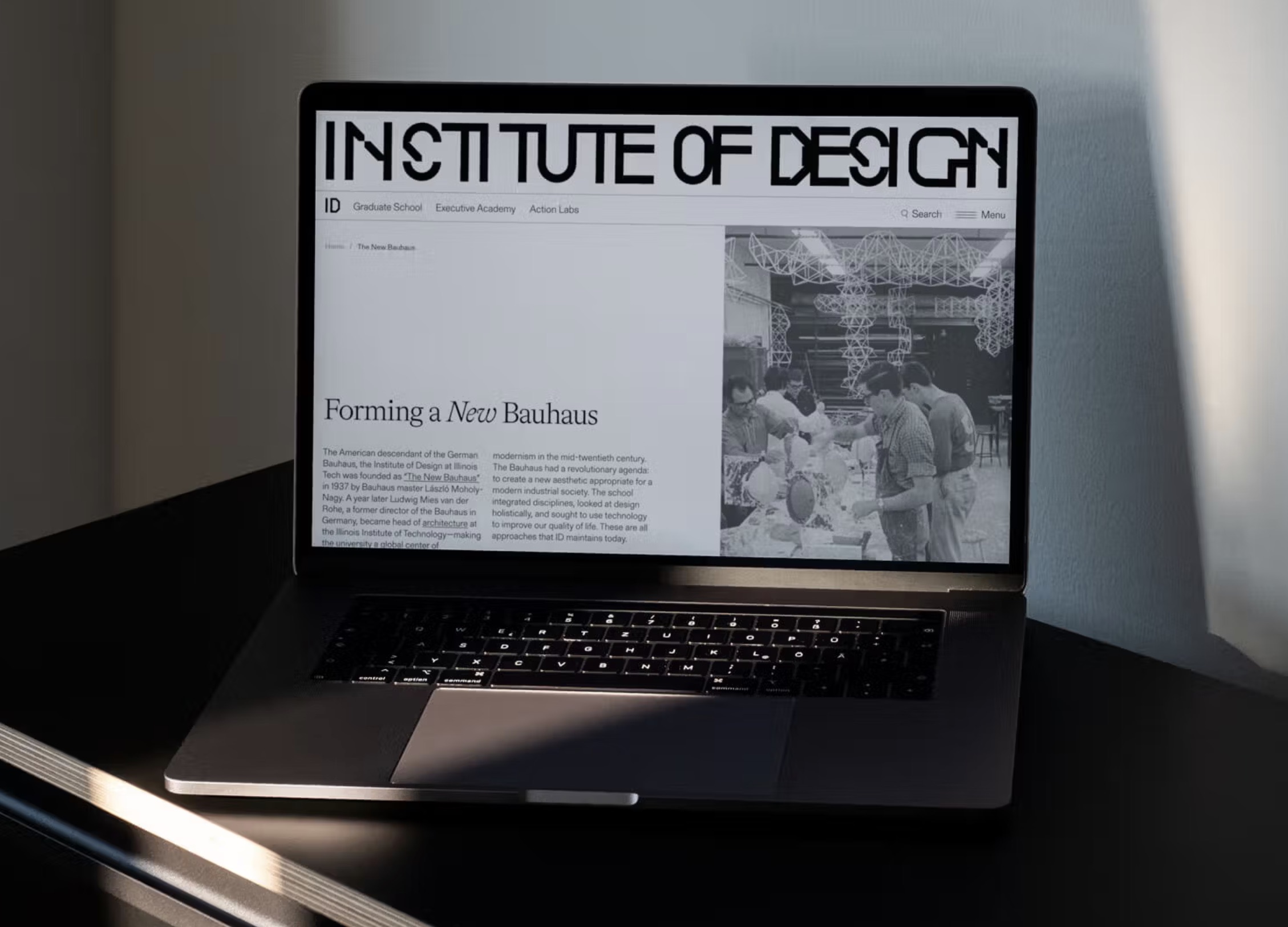 Institute of Design rebrand with COLLINS